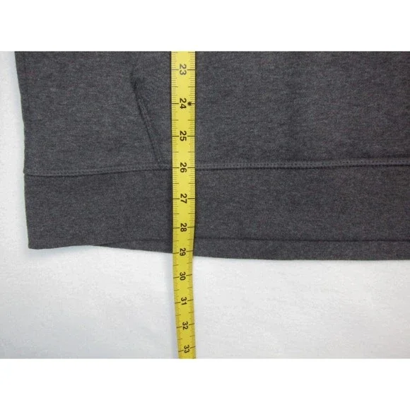 Reebok Men's Rope Climb Long Sleeve Pullover Hoody Charcoal Heather Size L - Picture 7 of 8